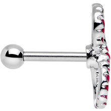 将图片加载到图库查看器，16G 1/4 Pink Gem Roped Infinity Cartilage Earring
