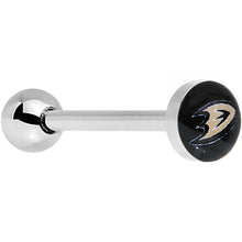 Load image into Gallery viewer, Officially Licensed NHL Anaheim Ducks Logo Tongue Ring
