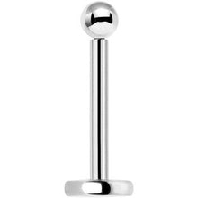 Load image into Gallery viewer, 18G 5/16 2mm Steel Ball Internally Threaded Labret Monroe Tragus
