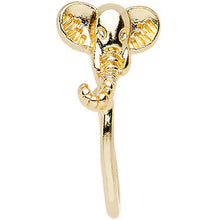 Load image into Gallery viewer, Elegant Elephant Adjustable Clip On Fake Nose Ring
