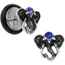 将图片加载到图库查看器，Blue Gem Elegant Elephant Cheater Plug
