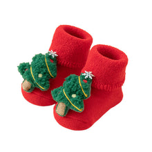 将图片加载到图库查看器，Baby Socks Christmas Newborn For Baby Boys/Girls Christmas Floor Socks Anti-Slip Baby Step Socks For Baby Kids
