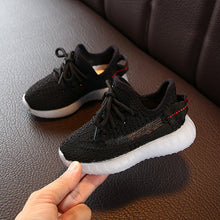 将图片加载到图库查看器，Boys Girls Fashion Sneakers Baby/Toddler/Little Kids Leather Trainers Children School Sport Shoes Soft Running Shoes
