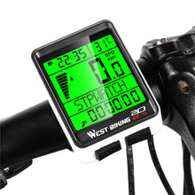 将图片加载到图库查看器，Bicycle Computer Road Bike Table Light Wired Wireless Waterproof Luminous Speedometer Waterproof Cycling Odometer Smart Sensor Auto Wake-Up Multi-Function Bicycle Speed Tracker With LCD Backlight Display
