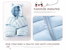 将图片加载到图库查看器，Modern Jacket Autumn Winter Baby Girls Jacket For Baby Coat Kids Warm Hooded Outerwear For Baby Boys Clothes Newborn Jacket
