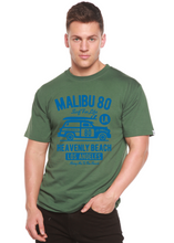 Load image into Gallery viewer, Malibu 80 Men's Bamboo Viscose/Organic Cotton Short Sleeve Graphic T-Shirt
