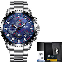 Load image into Gallery viewer, Business Elegant Men's  Watch With Chronometers Day View  Fluorescent Hands Excellent Look Unique Design Perfect Gift For Your Man

