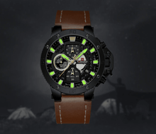 将图片加载到图库查看器，Men's Casual Waterproof Watch With Chronometers And Fluorescent Hands Excellent Design Perfect Gift

