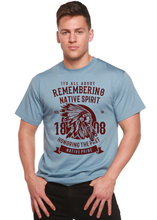 Load image into Gallery viewer, Remembering Spun Bamboo® Men's Bamboo Viscose/Organic Cotton Short Sleeve Graphic T-Shirt
