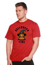 将图片加载到图库查看器，Halloween Time Unisex Bamboo Viscose/Organic Cotton Short Sleeve Graphic T-Shirt
