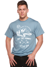 Load image into Gallery viewer, Try The Summit Spun Bamboo® Men's Bamboo Viscose/Organic Cotton Short Sleeve Graphic T-Shirt
