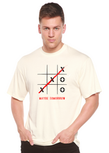 Load image into Gallery viewer, Maybe Tomorrow Unisex Bamboo/Cotton Graphic T-Shirt
