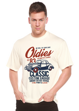 将图片加载到图库查看器，Oldies Spun Bamboo® Men's Bamboo Viscose/Organic Cotton Short Sleeve Graphic T-Shirt
