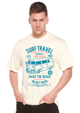 Load image into Gallery viewer, Surf Travel Spun Bamboo® Men's Bamboo Viscose/Organic Cotton Short Sleeve Graphic T-Shirt

