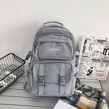 Load image into Gallery viewer, Campus Large Capacity Fashion Men's Backpack Ins New Trendy Small Canvas Mini Backpack For Women And Girls Anti-theft Shoulder Bag And School Bag For Teenager Girls
