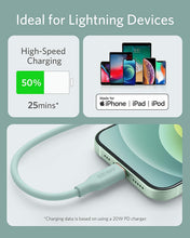 Load image into Gallery viewer, Anker <b>641</b> USB-C to Lightning Cable (Flow, 3 ft Silicone)
