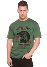 将图片加载到图库查看器，Motor Legend Helmet Men's Bamboo Viscose/Organic Cotton Short Sleeve Graphic T-Shirt
