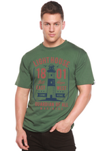 Load image into Gallery viewer, Light House Men's Bamboo Viscose/Organic Cotton Short Sleeve Graphic T-Shirt
