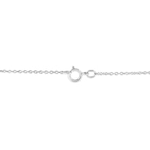 将图片加载到图库查看器，.925 Sterling Silver Pave-Set Diamond Accent Angel Wing 18" Double Heart Pendant Necklace (I-J Color, I1-I2 Clarity)

