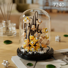 Load image into Gallery viewer, DIY Flower Building Blocks Set - Romantic Proposal Decor, Desktop Ornament &amp; Puzzle Toy, Perfect Birthday Gift Ramadan Mubarak
