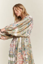 Load image into Gallery viewer, New Printed V-Neck Batwing Sleeve Dress For Summer – Stylish, Effortlessly Chic, Comfortable, Perfect for Casual and Semi-Formal Events
