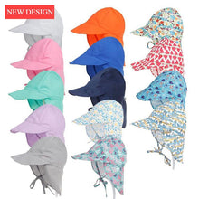 Load image into Gallery viewer, Baby Adjustable Sun Travel Beach Caps Summer Swimming Hat for Boys Girls Kids Sun Hat In Modern Design
