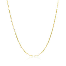 Load image into Gallery viewer, 14k Yellow Gold Diamond Cut Cable Link Chain 1.1mm
