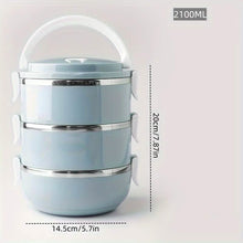 将图片加载到图库查看器，Stainless Steel Insulated Bento Lunch Box – 2/3/4 Layer
