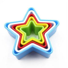 Load image into Gallery viewer, 5Pcs/set Silicone Heart Star Xmas Tree Shape Cookies Cutter Molds Biscuit Plunger Forms For Baking Mousse Cake Decor Tools Cookie Cutter Set Biscuit Cutter Set Multi-size Sandwich Fondant Cake Cutter
