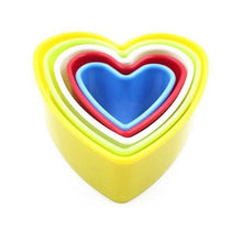 Load image into Gallery viewer, 5Pcs/set Silicone Heart Star Xmas Tree Shape Cookies Cutter Molds Biscuit Plunger Forms For Baking Mousse Cake Decor Tools Cookie Cutter Set Biscuit Cutter Set Multi-size Sandwich Fondant Cake Cutter
