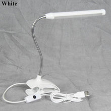 Load image into Gallery viewer, 5V USB Led Desk Lamp With Clip Flexible Table Lamp 13Leds For Bedside Book Reading Study Office Work Children Night Light Decorative Table Lamp Cute Study Lamps for Bedroom Décor
