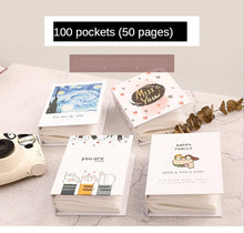 Load image into Gallery viewer, 6 Inch Photo Album 100 Pockets Picture Storage Scrapbooking Picture Case Cartoon Animals Baby Grow Photo Album Family Family Scrapbook Albums
