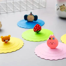 Load image into Gallery viewer, 6-Pack: Leak-proof and Dustproof Silicone Cup Cover for Ceramic Tea Cups and Water Cups
