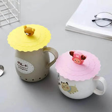 Load image into Gallery viewer, 6-Pack: Leak-proof and Dustproof Silicone Cup Cover for Ceramic Tea Cups and Water Cups

