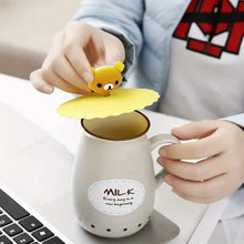 Load image into Gallery viewer, 6-Pack: Leak-proof and Dustproof Silicone Cup Cover for Ceramic Tea Cups and Water Cups
