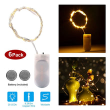 将图片加载到图库查看器，6-Pack: LED String Lights
