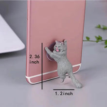 Load image into Gallery viewer, 6-Pack: Portable Universal Cute Cat Cell Phone Holder
