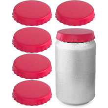 Load image into Gallery viewer, 6-Pack: Silicone Can Lids Fits Standard Soda Cans
