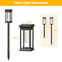 将图片加载到图库查看器，6-Pack: Solar Powered Stake Light IP65 Waterproof Auto On Off
