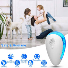 Load image into Gallery viewer, 6-Pack: Ultrasonic Pest Repeller Indoor Plug in Bug Repellent
