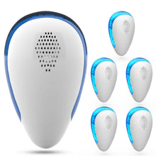 Load image into Gallery viewer, 6-Pack: Ultrasonic Pest Repeller Indoor Plug in Bug Repellent
