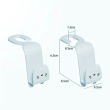 Load image into Gallery viewer, 6-Pack: Universal Car Seat Hanger Hooks Cute Cartoon Double-hook

