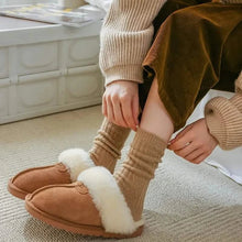 Load image into Gallery viewer, 6-Pairs: Thick &amp; Warm Cream Color Sock
