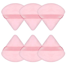 Load image into Gallery viewer, 6-Piece: Face Soft Triangle Powder Puff
