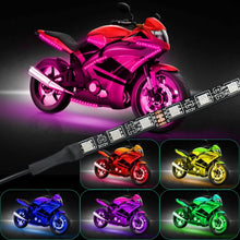 将图片加载到图库查看器，6-Piece: Motorcycle LED Light Strips
