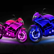 将图片加载到图库查看器，6-Piece: Motorcycle LED Light Strips
