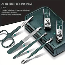 将图片加载到图库查看器，6-Piece: Nail Clipper Set with Zipper Travel Case
