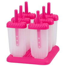 Load image into Gallery viewer, 6-Piece: Popsicle Molds Reusable Ice Cream DIY Ice Pop Maker
