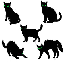 Load image into Gallery viewer, 6-Pieces: Glow in the Dark Halloween Yard Sign Decorations with 12 Stakes
