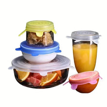 Load image into Gallery viewer, 6-Pieces: Reusable Durable Food Storage Bowl Lids
